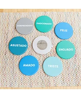 ECR4Kids SoftZone Emotion Pads with Mirror, Spanish, Contemporary, 8-Piece