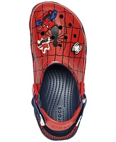 Crocs Big Kids Spider-Man All-Terrain Classic Clogs from Finish Line