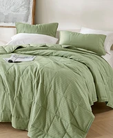 510 Design Mina Waffle Weave Textured 2-Pc. Quilt Set, Twin/Twin Xl