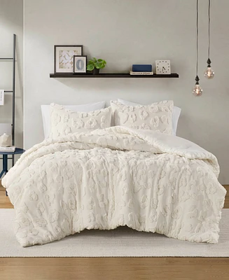 Intelligent Design Larissa Chenille -Pc. Duvet Cover Set