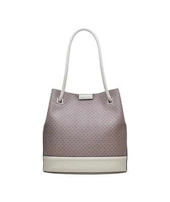 Calvin Klein Ash Signature Tote with Magnetic Snap