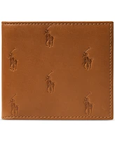 Polo Ralph Lauren Men's Allover Pony Leather Billfold Wallet