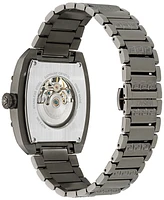 Versace Men's Swiss Automatic Gunmetal Ion Plated Stainless Steel Bracelet Watch 42x50mm