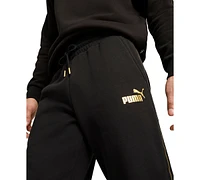 Puma Men's Minimal Gold Regular-Fit Taped Sweatpants