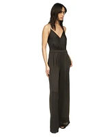 Michael Kors Women's V-Neck Sleeveless Jumpsuit