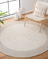 Safavieh Braided BRD904A 5'x5' Round Area Rug