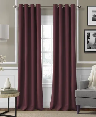 Elrene Essex 50" x 95" Linen Curtain Panel