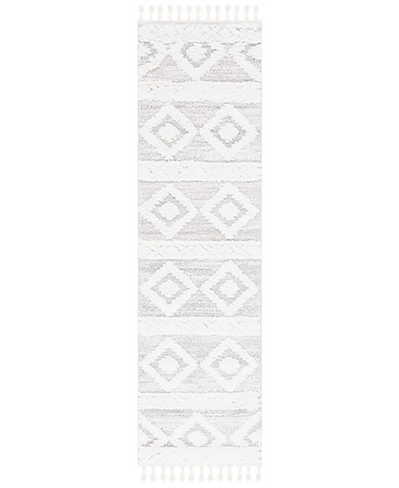 Safavieh Moroccan Tassel Shag MTS640A 2'3"x6' Runner Area Rug