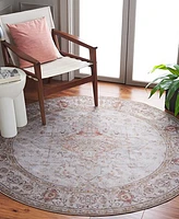 Safavieh Tucson Washable TSN105F 9'x9' Round Area Rug