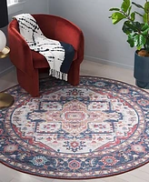 Safavieh Tucson Washable TSN913Q 6'x6' Round Area Rug