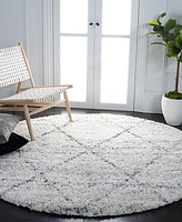 Safavieh Fontana Shag FNT886F 12'x12' Round Area Rug