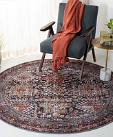 Safavieh Tucson Washable TSN130N 4'x4' Round Area Rug