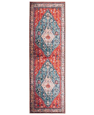 Safavieh Tucson Washable TSN104B 2'6"x14' Runner Area Rug