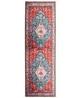 Safavieh Tucson Washable TSN104B 2'6"x14' Runner Area Rug