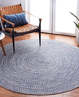 Safavieh Braided BRA201N 7'x7' Round Area Rug