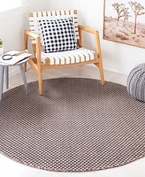 Safavieh Montauk Iii MTK475B 6'x6' Round Area Rug