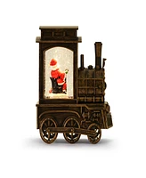 Napco Led Santa in Train, 6.75 Inches