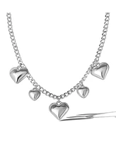 Jessica Simpson Five Heart Necklace