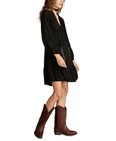 Lucky Brand Women's Eyelet-Trim Empire-Waist Dress