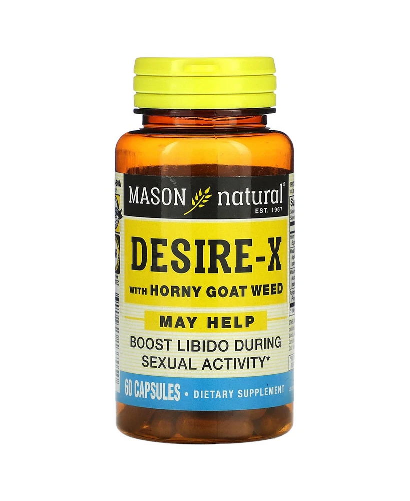 Mason Natural Desire-x with Maca, Mucuna and Polypodium Vulgare Extract