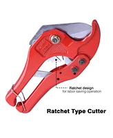 Yescom 1/2" 3/4" Pex Crimper Set Tube Crimping Tool Kit with Go/no Go Gauge Pipe Cutter