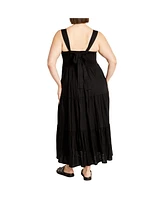 City Chic Women's Livvy Maxi Dress