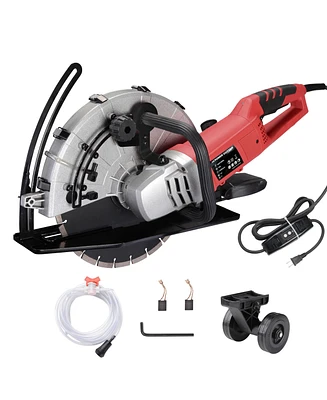 Yescom 14" Electric Concrete Saw Disc Cutter Wet Dry Circular Blade for Granite Stone