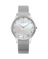 Obaku Women's Fin Mother of pearl Dial Watch - V217LXCWMC