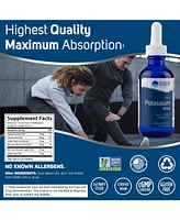 Trace Minerals Liquid Ionic Potassium Dietary Supplement | 99 mg Potassium Powered by Concentrace Electrolytes | Supports Hydration, Energy