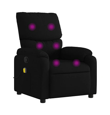 vidaXL Massage Recliner Chair Fabric