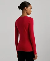 Lauren Ralph Lauren Women's Slim-Fit Crewneck Tee