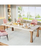 Tribesigns Modern Dining Table for 6-8 People, 70.87" Large Kitchen Table with Sturdy Legs, Rectangle Dinner Table Kitchen & Dining Room Furniture