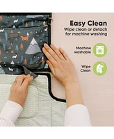 KeaBabies Ezee Diaper Changing Pad, Portable Mat, Waterproof Foldable Pad