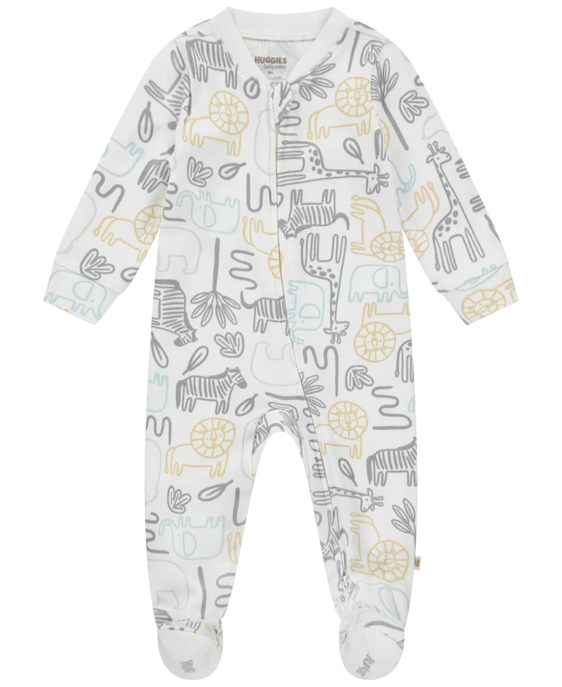 Huggies Baby Boys Organic Printed Coverall