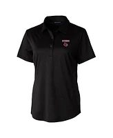 Cutter & Buck Women's Black Louisville Cardinals Prospect Textured Stretch Polo Top