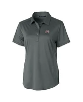 Cutter & Buck Women's Gray Montana Grizzlies Prospect Textured Stretch Polo Top