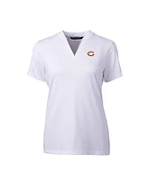 Cutter & Buck Women's White Chicago Bears Forge Stretch Blade Polo