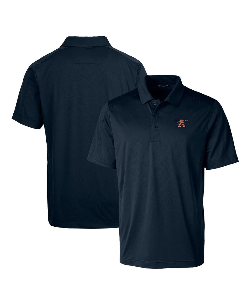 Cutter & Buck Auburn Tigers Primary Team Logo Prospect Textured Stretch Polo