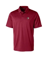 Cutter & Buck Garnet Florida State Seminoles Primary Team Logo Prospect Textured Stretch Polo