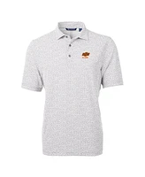 Cutter & Buck Men's Oklahoma State Cowboys Alumni Logo DryTec Virtue Eco Pique Botanical Print Polo