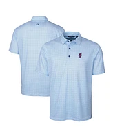 Cutter & Buck Men's Florida Gators Swinging Gator Pike Double Dot Print Stretch Polo