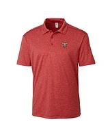 Cutter & Buck Men's Heather Red El Paso Chihuahuas Clique Charge Active Polo