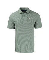 Cutter & Buck Men's Midnight Green/White Philadelphia Eagles Throwback Forge Eco Double Stripe Stretch Polo