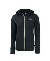 Cutter & Buck Women's Black Baltimore Ravens Daybreak Eco Full-Zip Hoodie