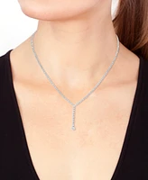 Effy Lab Grown Diamond 16" Lariat Necklace (8-3/4 ct. t.w.) in 14k White Gold