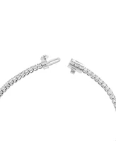 Effy Lab Grown Diamond Cluster Tennis Bracelet (3-7/8 ct. t.w.) in 14k White Gold