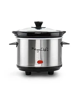 Megachef 8 Quart Slow Cooker with Bonus Mini 0.6 Quart Warmer