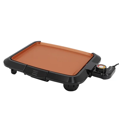 Megachef 10.63 Inch Electric Grill with Copper Coating
