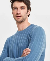 Alfani Men's Wool-Blend Textured Sweater, Created for Macy's