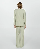 Mango Women's Lyocell Suit Pants